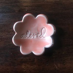 2 Inch "Adored" Ring Dish